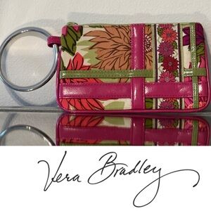 💓 Vera Bradley bangle clutch wristlet, Hello Dahlia